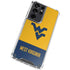 West Virginia University WV Yello split Galaxy S21 Ultra 5G Clear Case